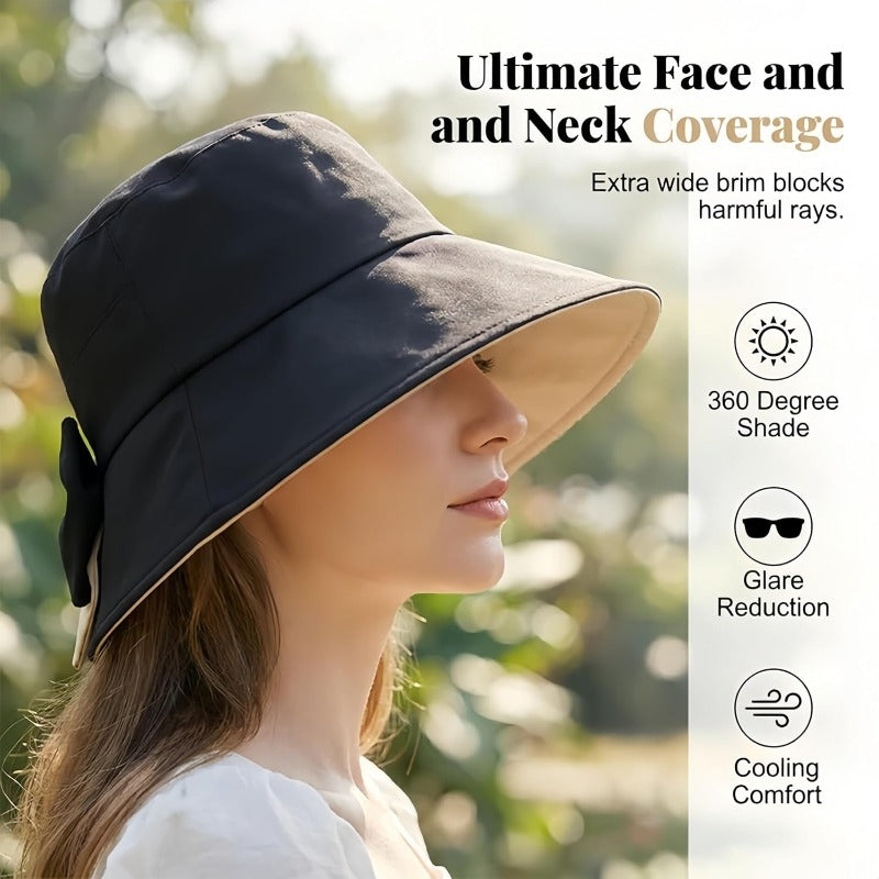 Elegant Bow Sun Hat