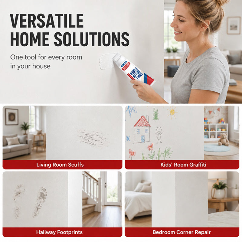 Wall Repair Paste with Built-In Mini Roller