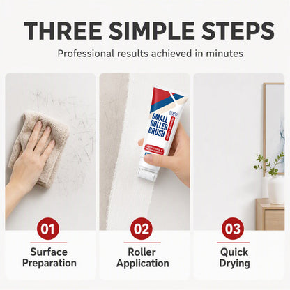 Wall Repair Paste with Built-In Mini Roller