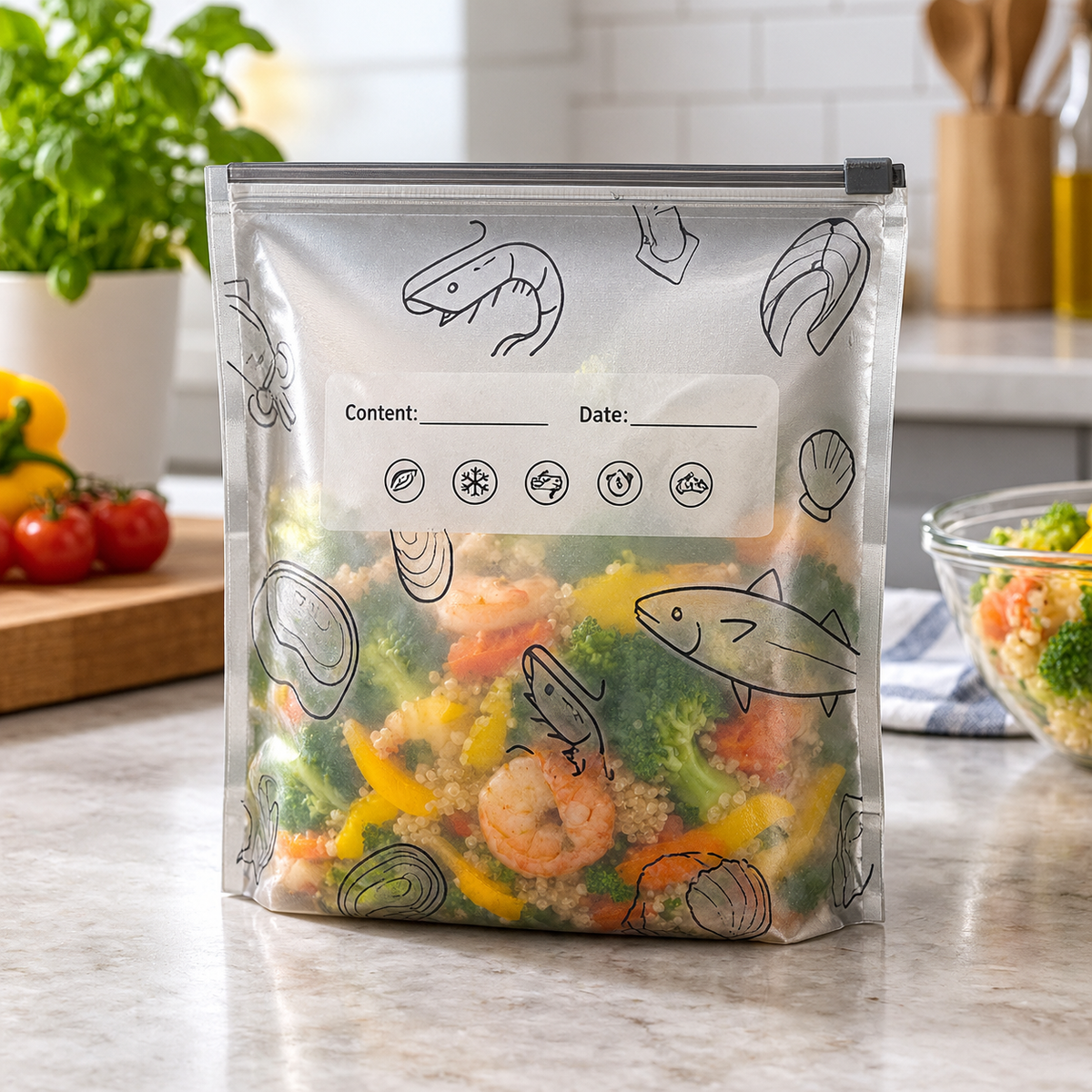 Reusefo Reusable Aluminum Food Storage Bags