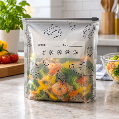 Reusefo Reusable Aluminum Food Storage Bags