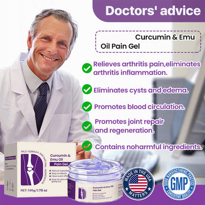 Aurenvi™ Curcumin & Emu Oil Pain Gel – 🏥Backed by US Osteopathic Experts