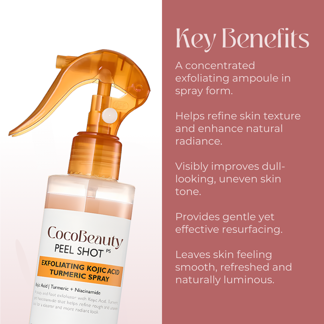 Peel Shot - Kojic + Turmeric Body Peel Spray