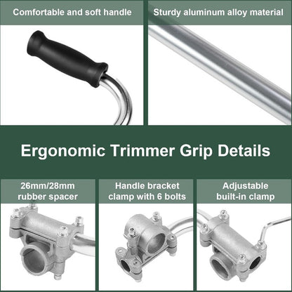 Ergonomic Back-Saving Trimmer Grip