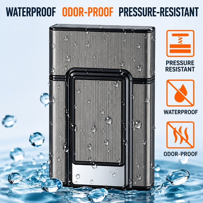 2-in-1 Cigarette Case Lighter