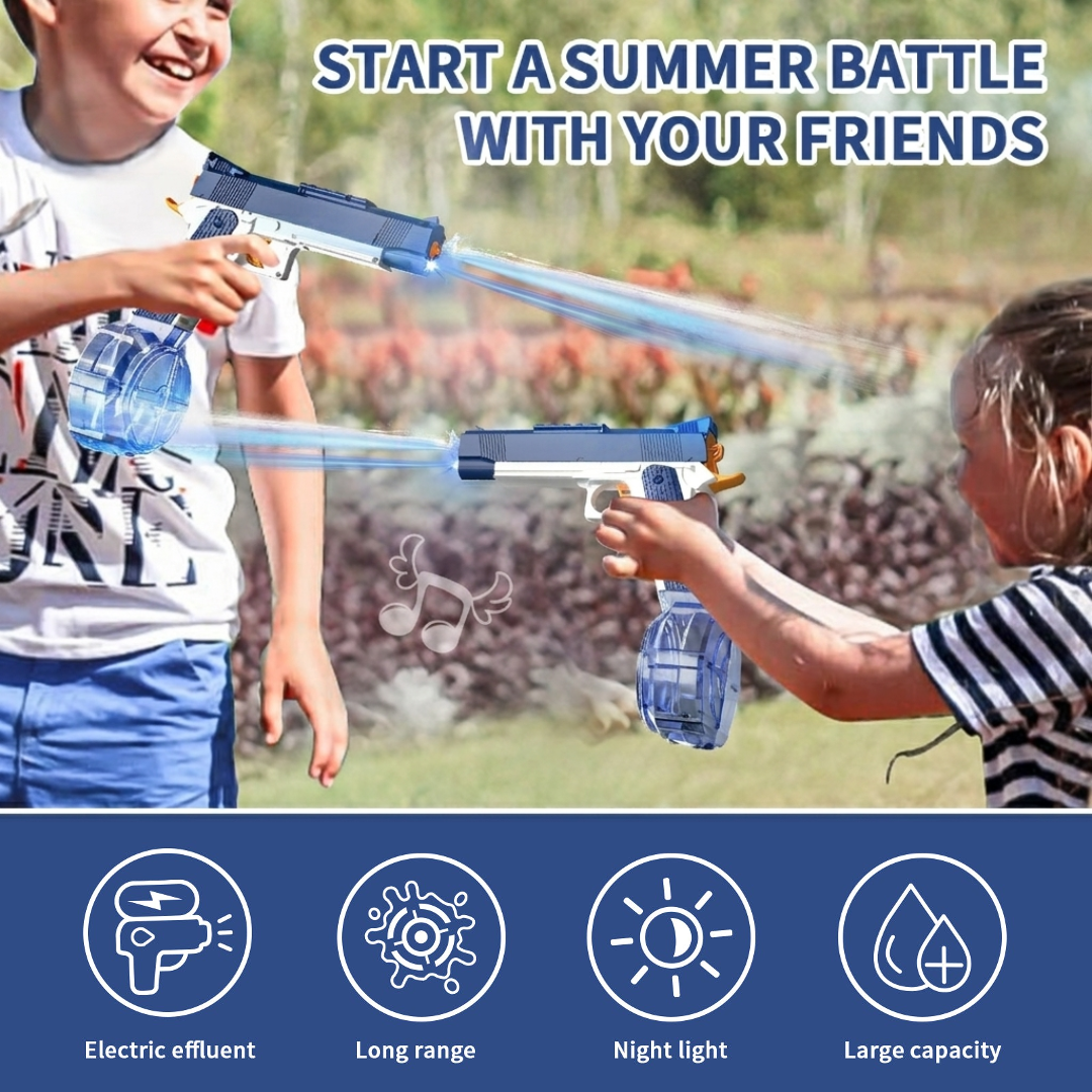 💦🔫 The Ultimate Summer Water Battle Set! Electric Water Blasters | Ready to Play • Long-Range Shooting • 25+ Minutes of Non-Stop Fun 🌊☀️