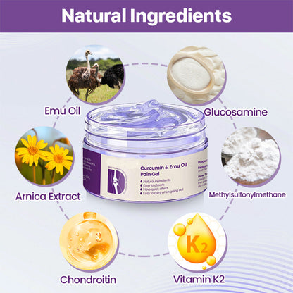 Aurenvi™ Curcumin & Emu Oil Pain Gel – 🏥Backed by US Osteopathic Experts