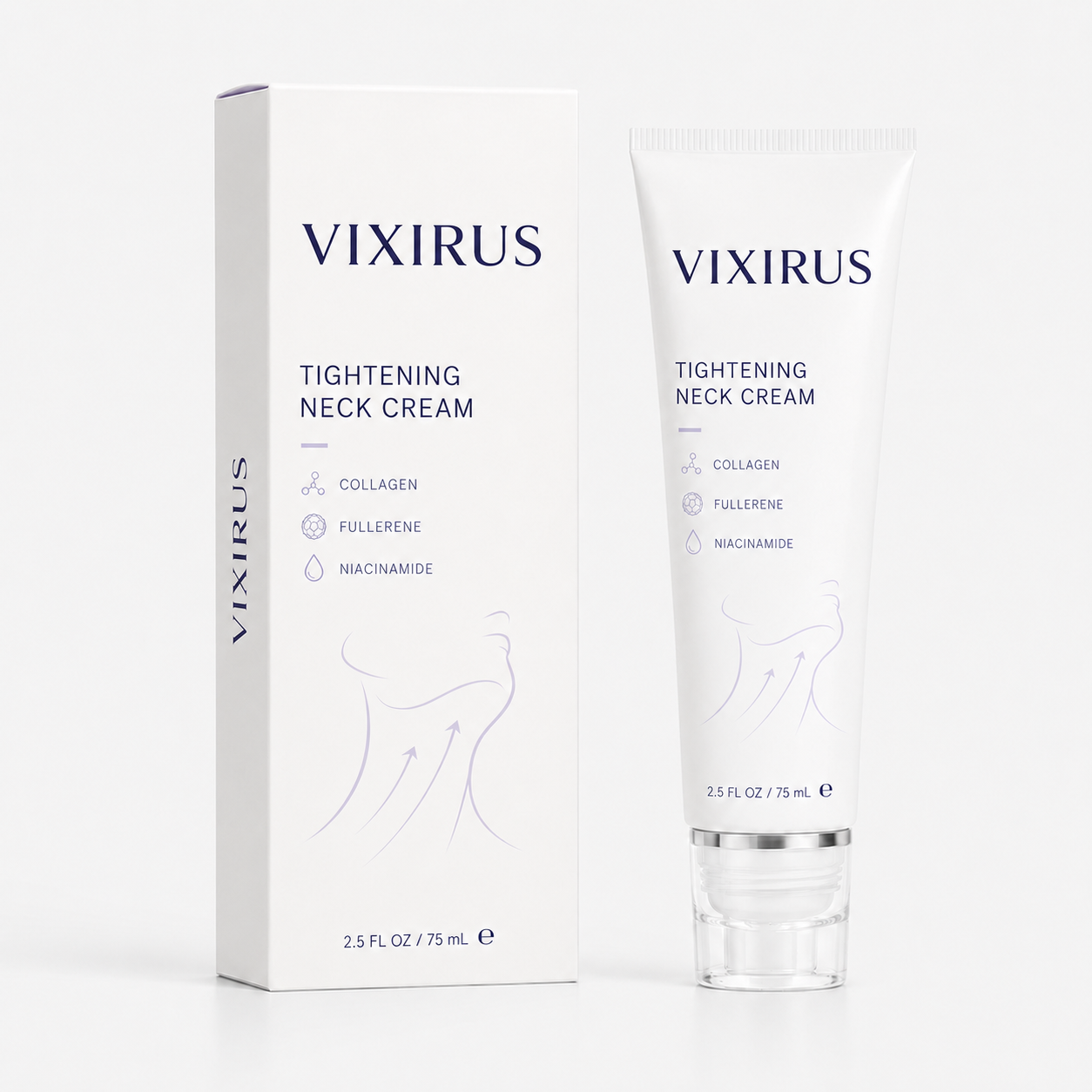 ✨ VIXIRUS™ Instant Neck Lift Cream — 🧴 Infused with Retinol & Hyaluronic Acid | Firms the Neck, Reduces Wrinkles & Double Chin