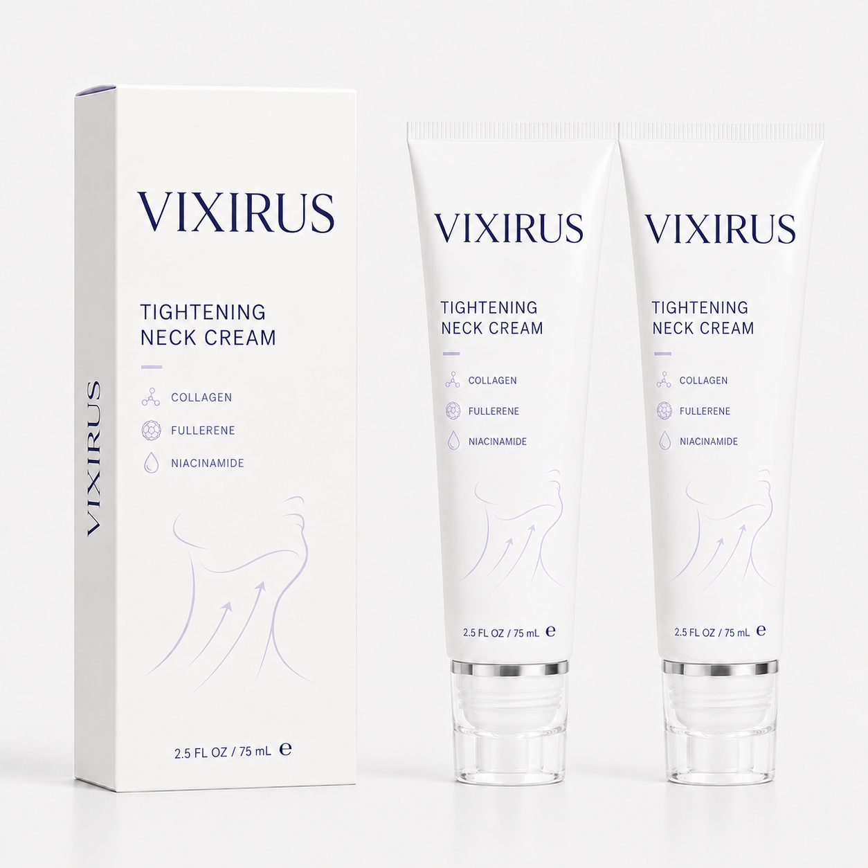 ✨ VIXIRUS™ Instant Neck Lift Cream — 🧴 Infused with Retinol & Hyaluronic Acid | Firms the Neck, Reduces Wrinkles & Double Chin