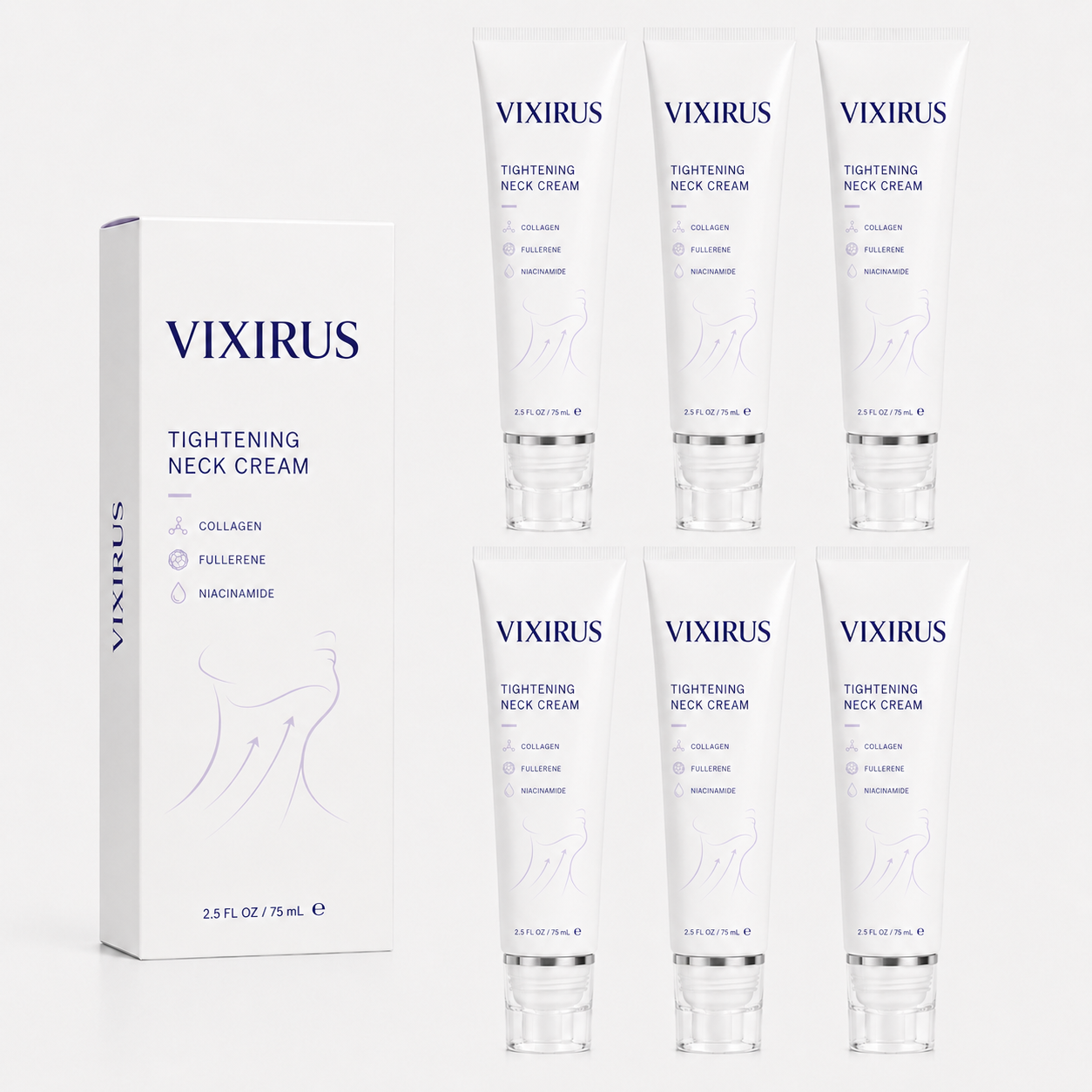 ✨ VIXIRUS™ Instant Neck Lift Cream — 🧴 Infused with Retinol & Hyaluronic Acid | Firms the Neck, Reduces Wrinkles & Double Chin