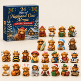 24 Days of Highland Cow Advent Calendar