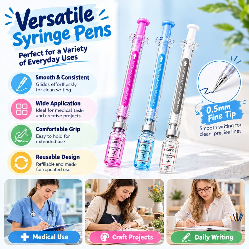 Syringe Shape Gel Pens