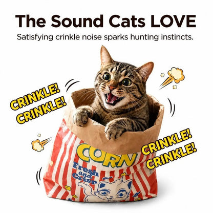 Irresistible Crinkle Cat Bag