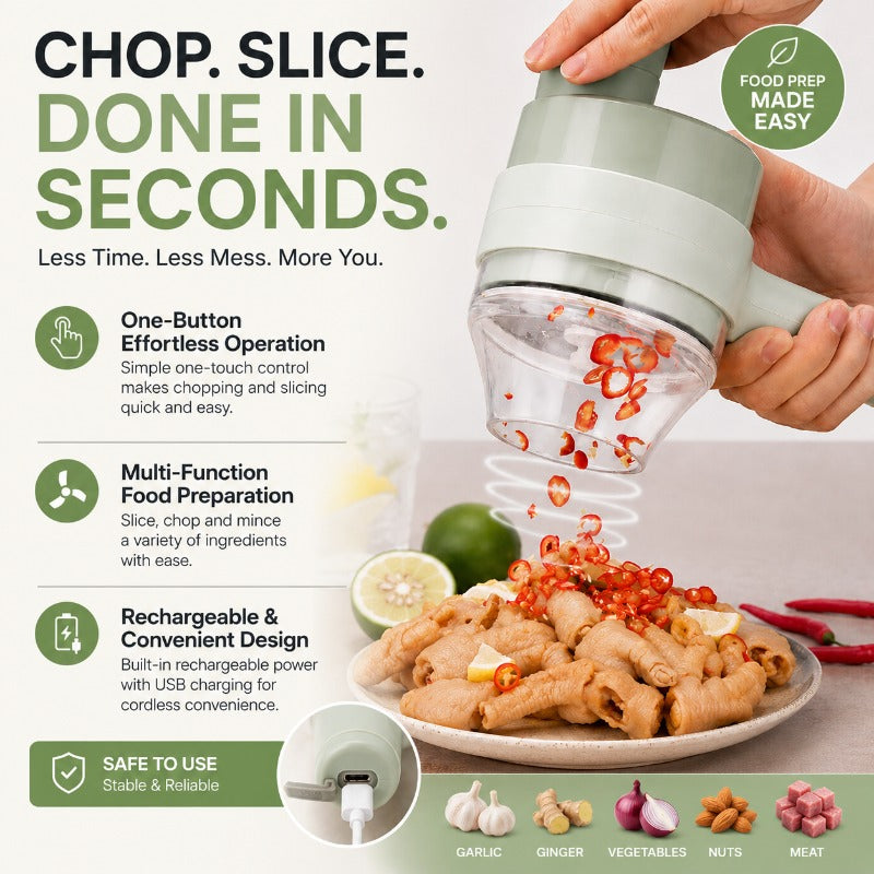 Cordless Handheld Food Chopper