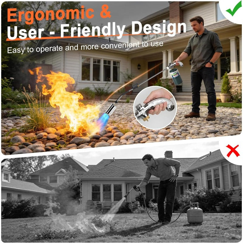 High Output Propane Weed Burner