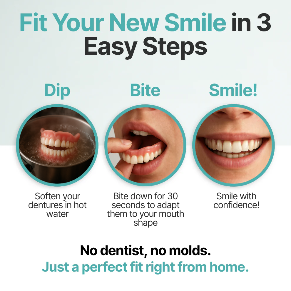 🌎Ends Today: 70% OFF! ⏰Aurenvi™ Medical Full Denture with Strong Suctiond🦷American Dental Association(ADA) Certification✅