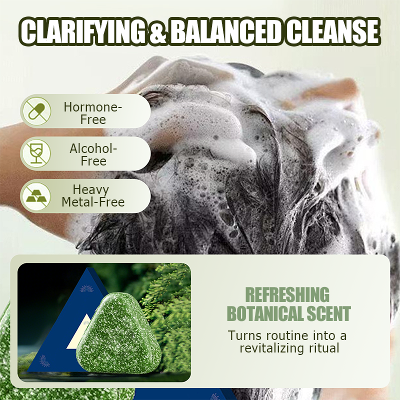 🔥Flash Sale🔥| Natural Shampoo Bar For Strengthening Hair